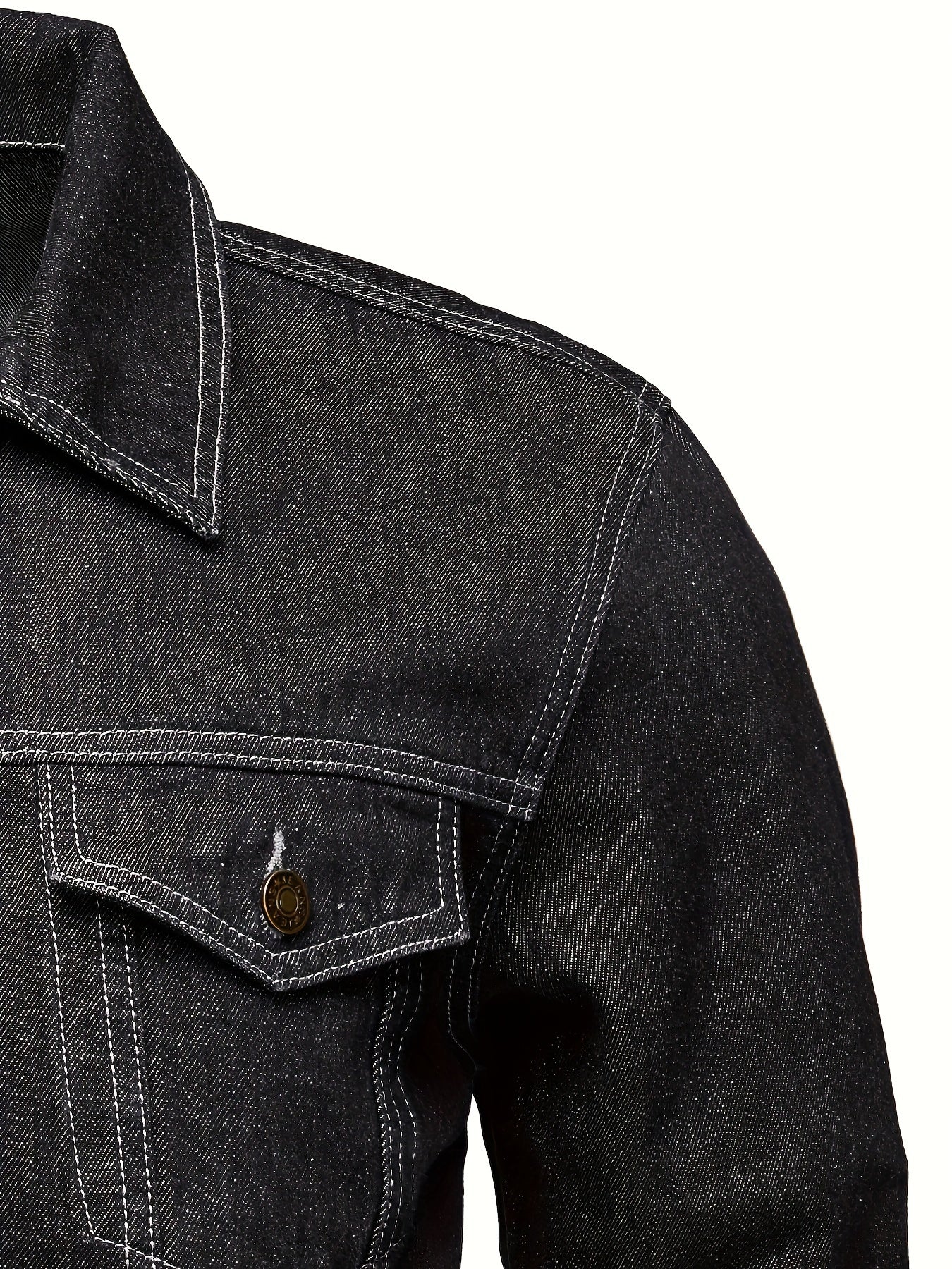 Chaqueta vaquera clásica con botones