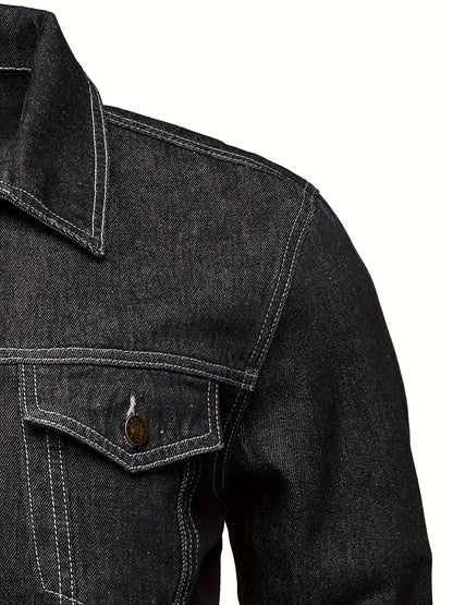 Chaqueta vaquera clásica con botones