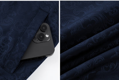 Strukturierte Bomberjacke mit Blumenmuster