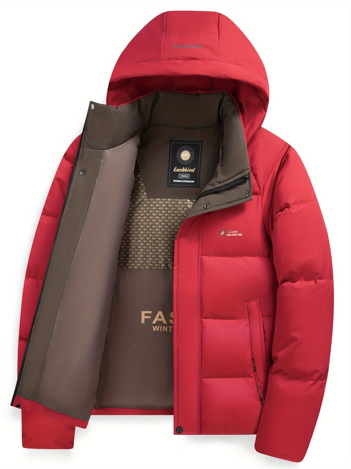 Chaqueta de invierno acolchada con capucha