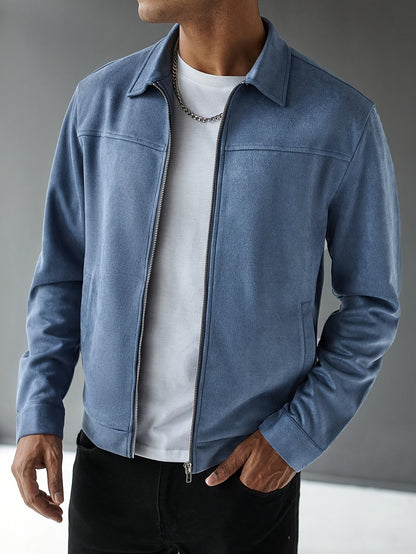 Chaqueta de ante a medida