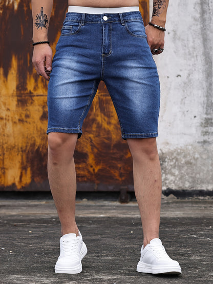Pantalones cortos de mezclilla ajustados