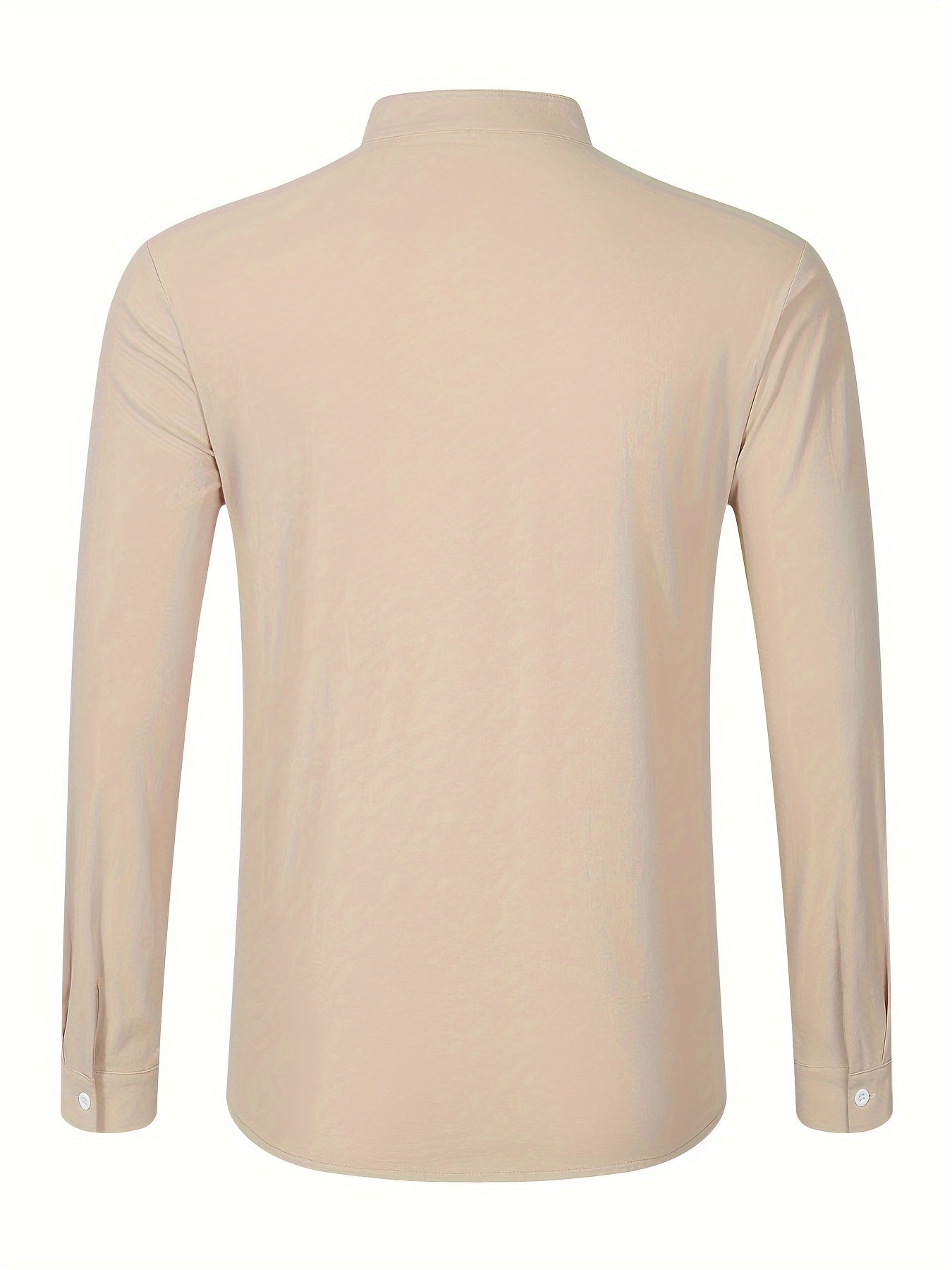 Strukturiertes Langarm-Henley-Shirt