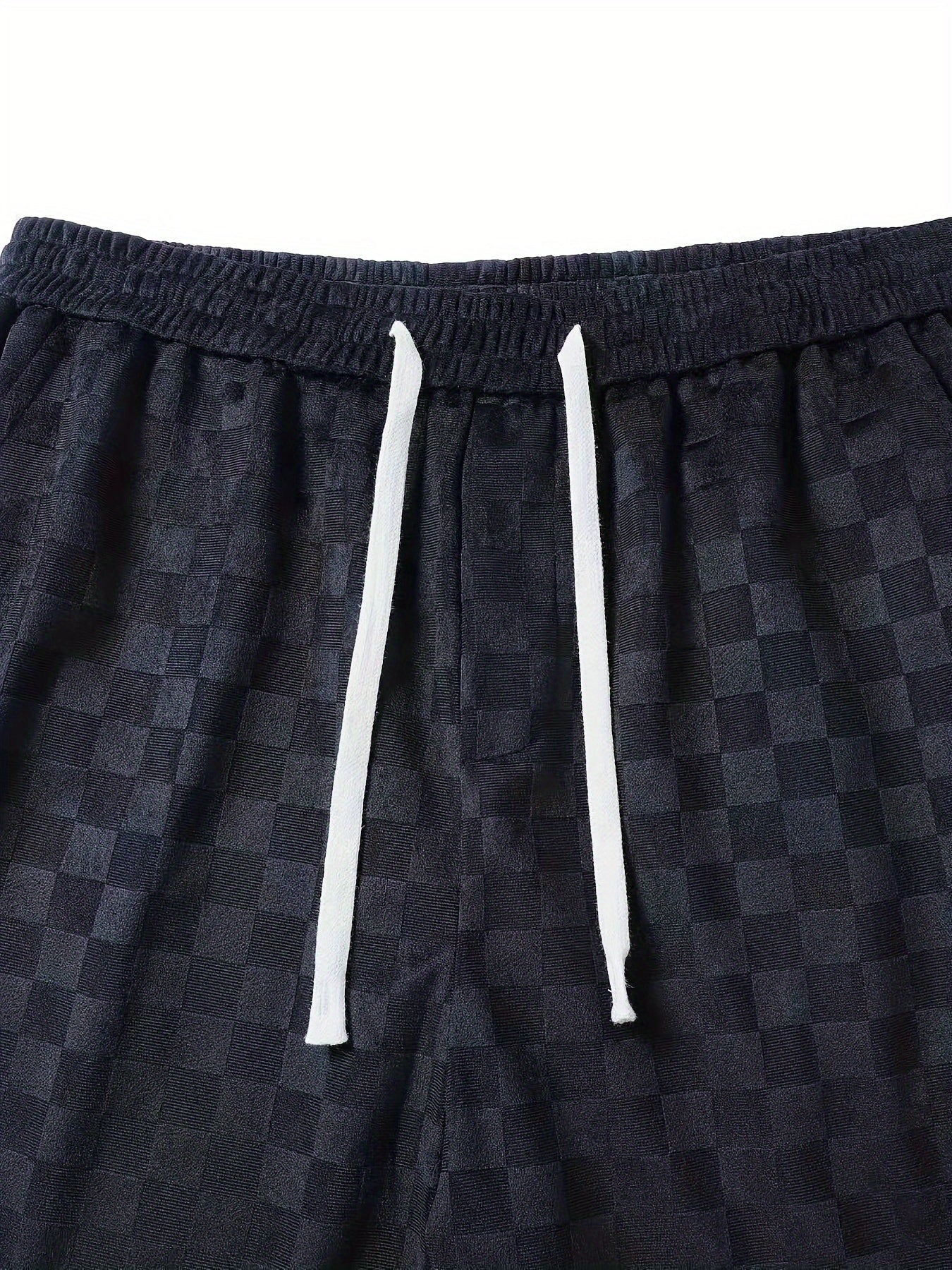 Pantalones anchos a cuadros