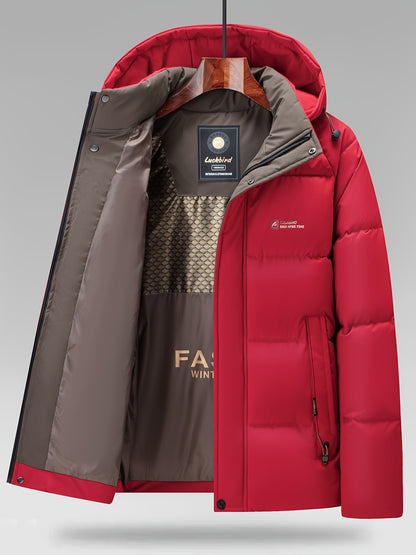 Chaqueta de invierno acolchada con capucha