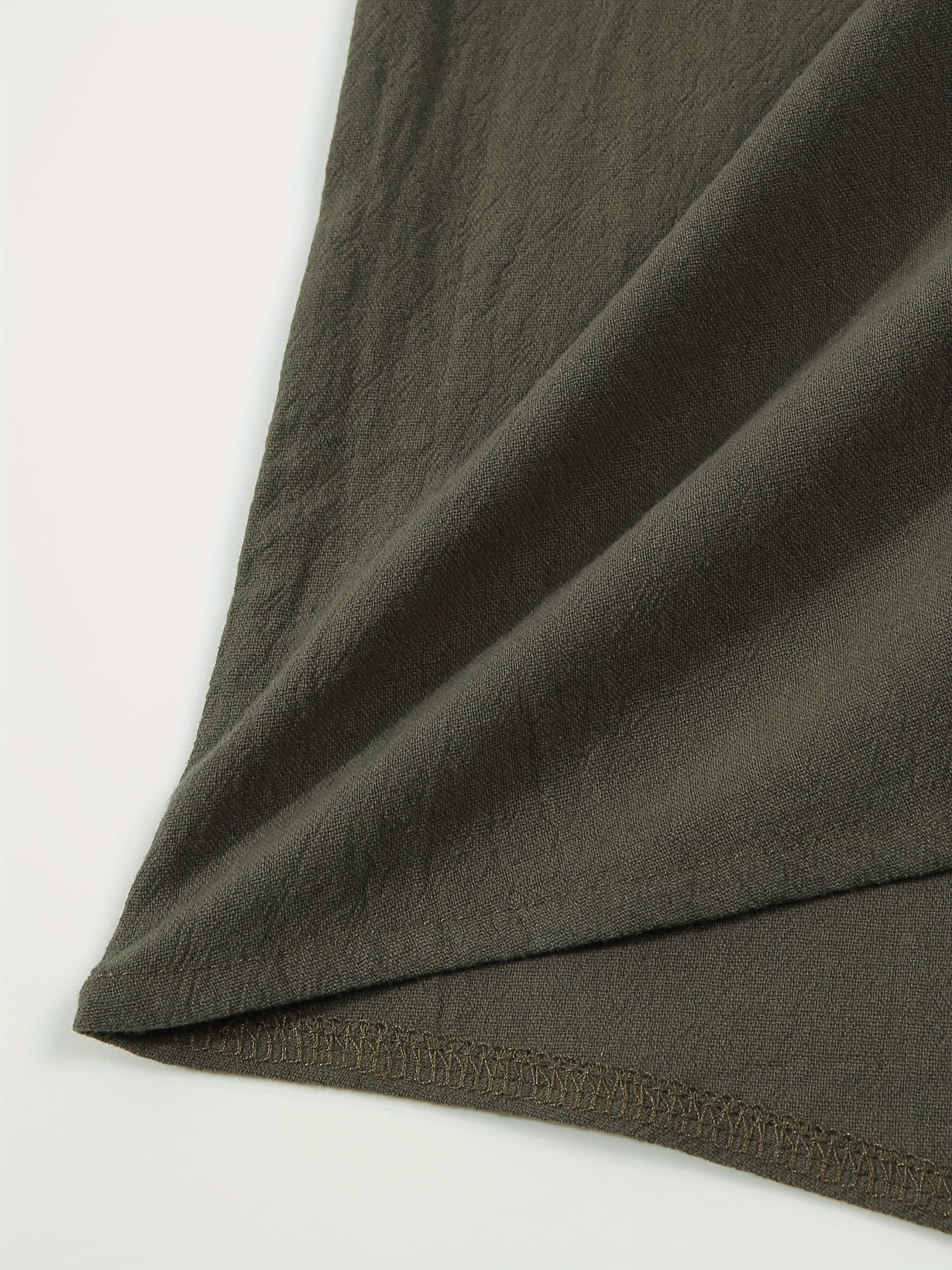 Strukturiertes Langarm-Henley-Shirt