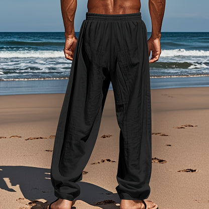 Leinenhose mit Kordelzug