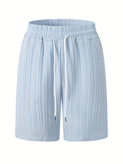 Sleeveless Pleated Button Shirt and Shorts Set