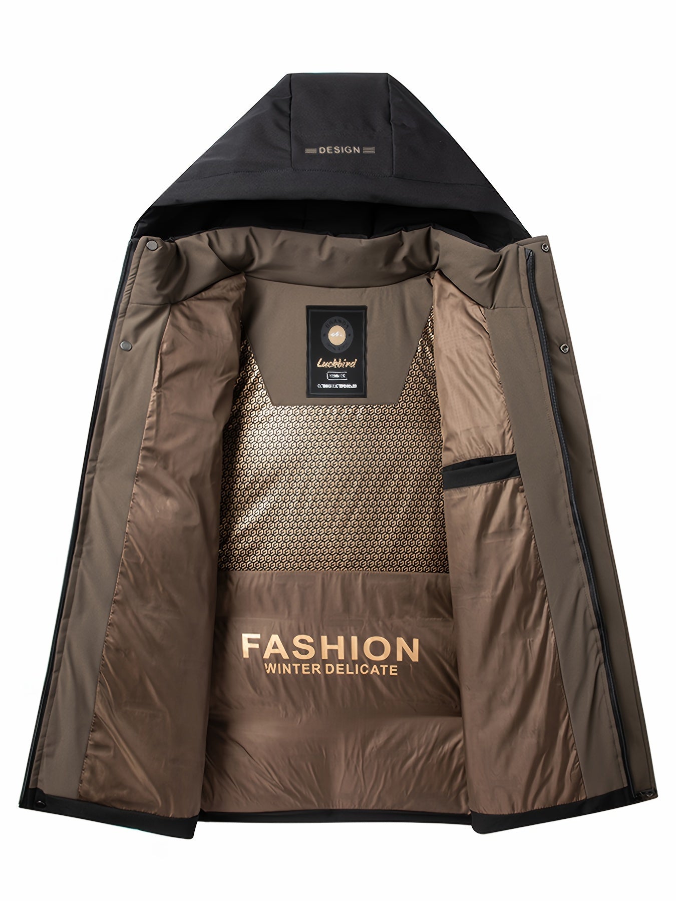 Chaqueta de invierno acolchada con capucha