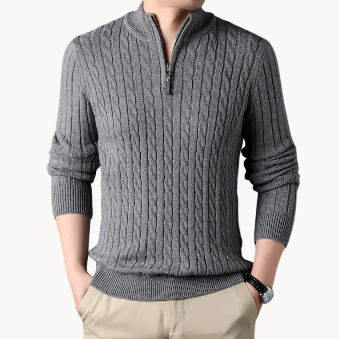 Sudadera Rory con cremallera corta