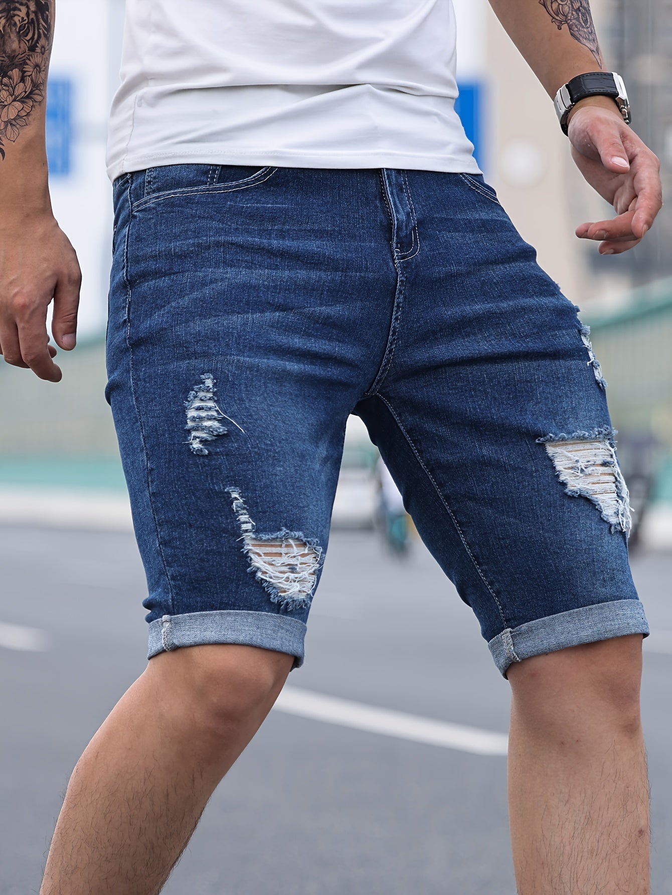 Shorts vaqueros rotos