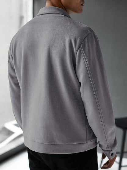Chaqueta de ante a medida