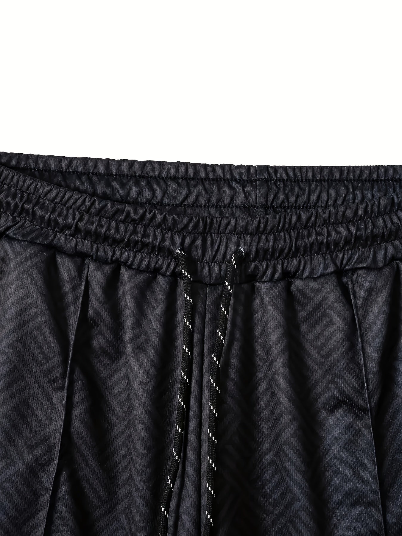 Strukturiertes Polo-Shirt mit Reißverschluss und Shorts-Set