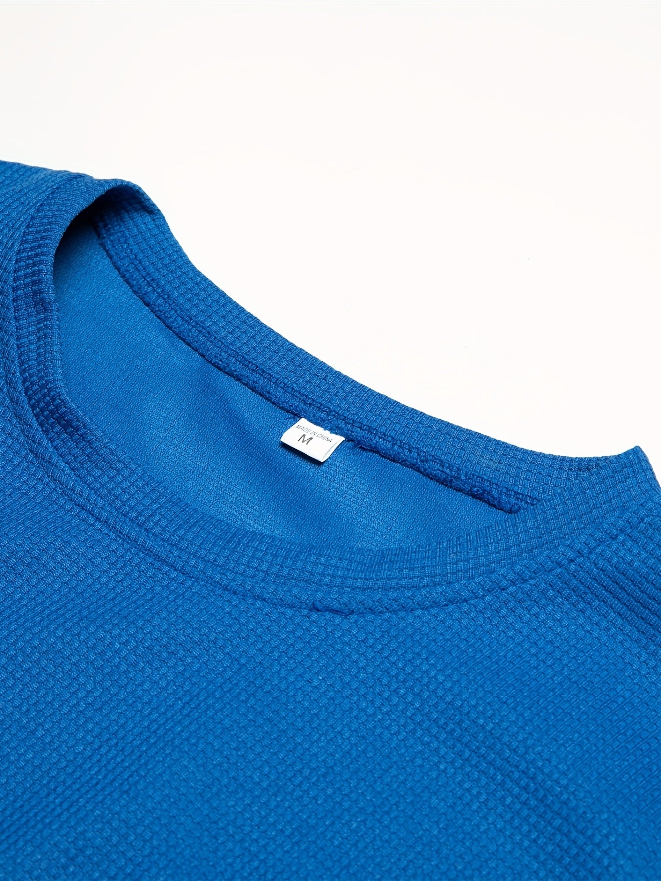 Strukturiertes Langarm-Top und Jogginghose Set