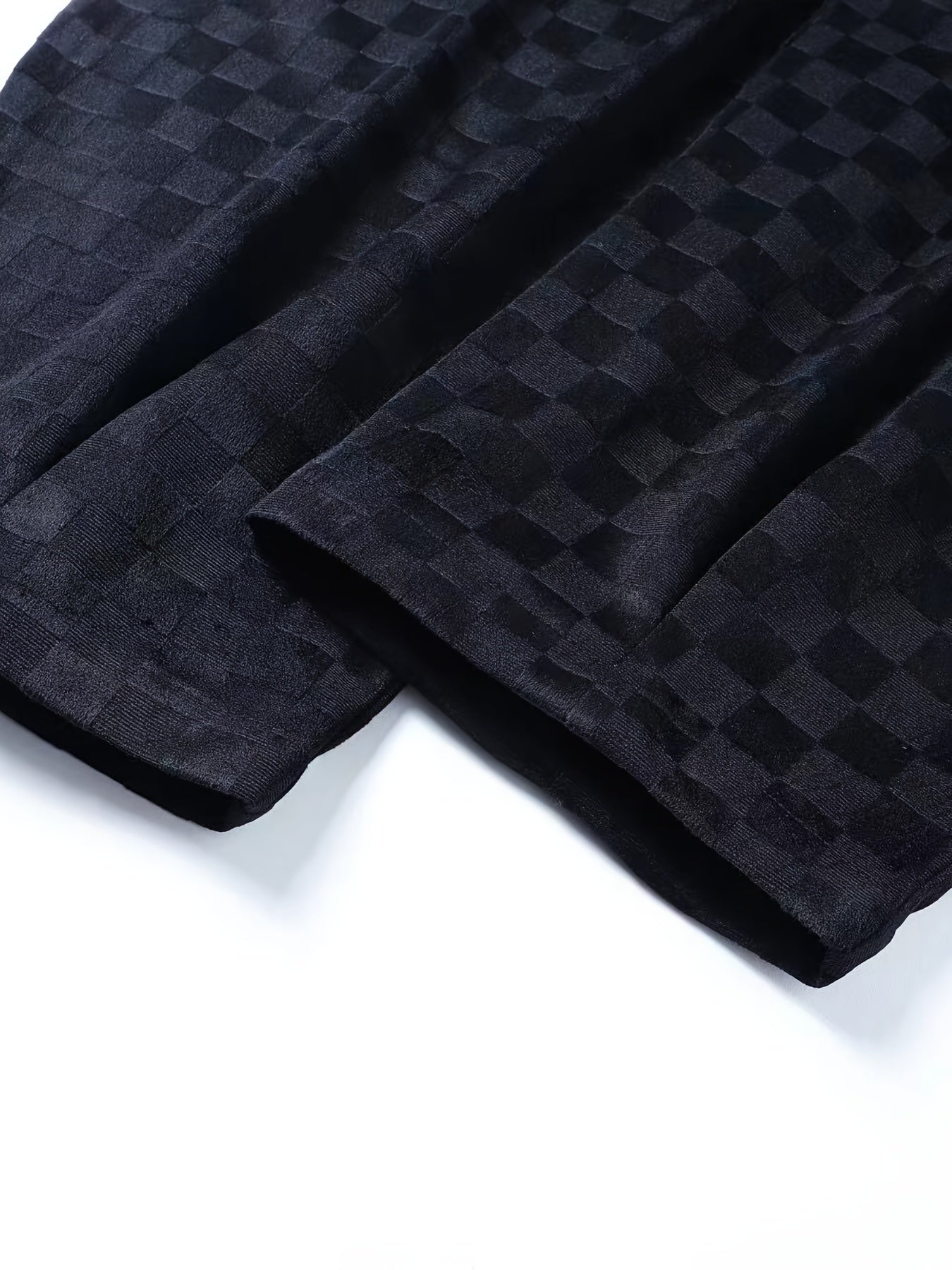 Pantalones anchos a cuadros