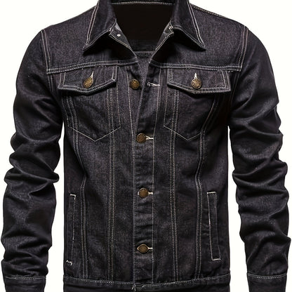 Chaqueta vaquera clásica con botones
