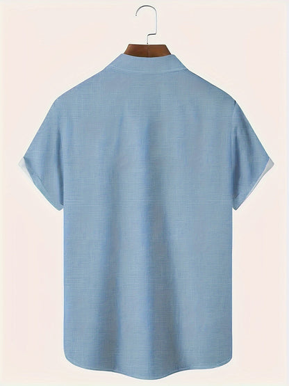 Geometric Pattern Beach Shirt