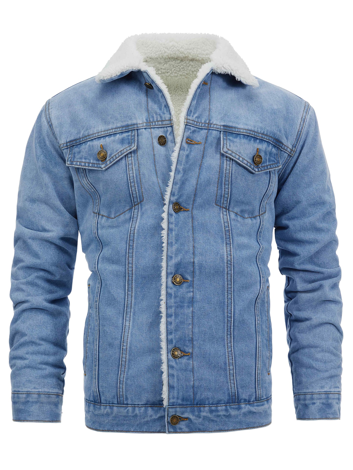Chaqueta vaquera clásica con botones
