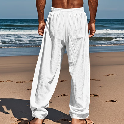 Leinenhose mit Kordelzug