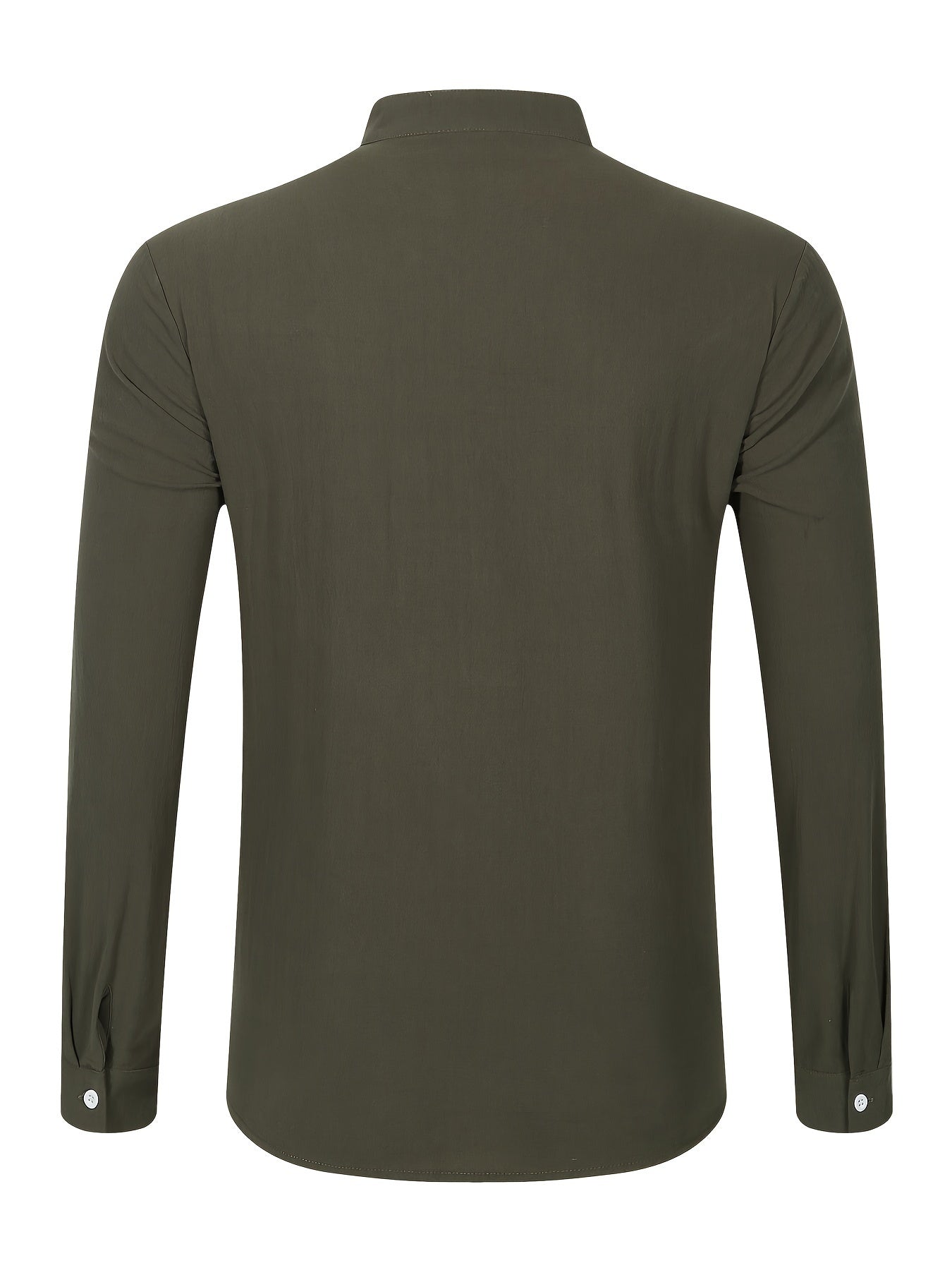 Strukturiertes Langarm-Henley-Shirt