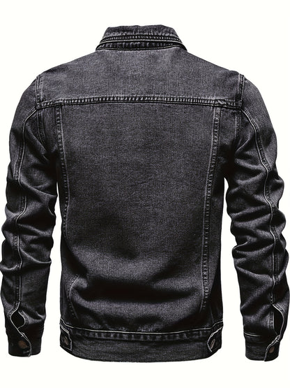 Chaqueta vaquera clásica con botones