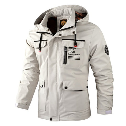 Waterproof Hooded Utility Jacket