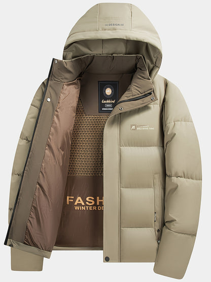 Chaqueta de invierno acolchada con capucha