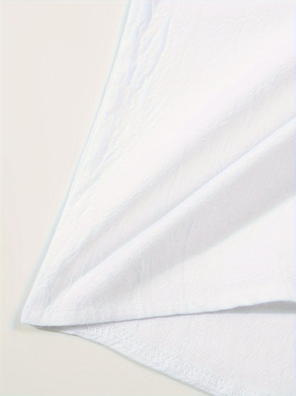 Strukturiertes Langarm-Henley-Shirt