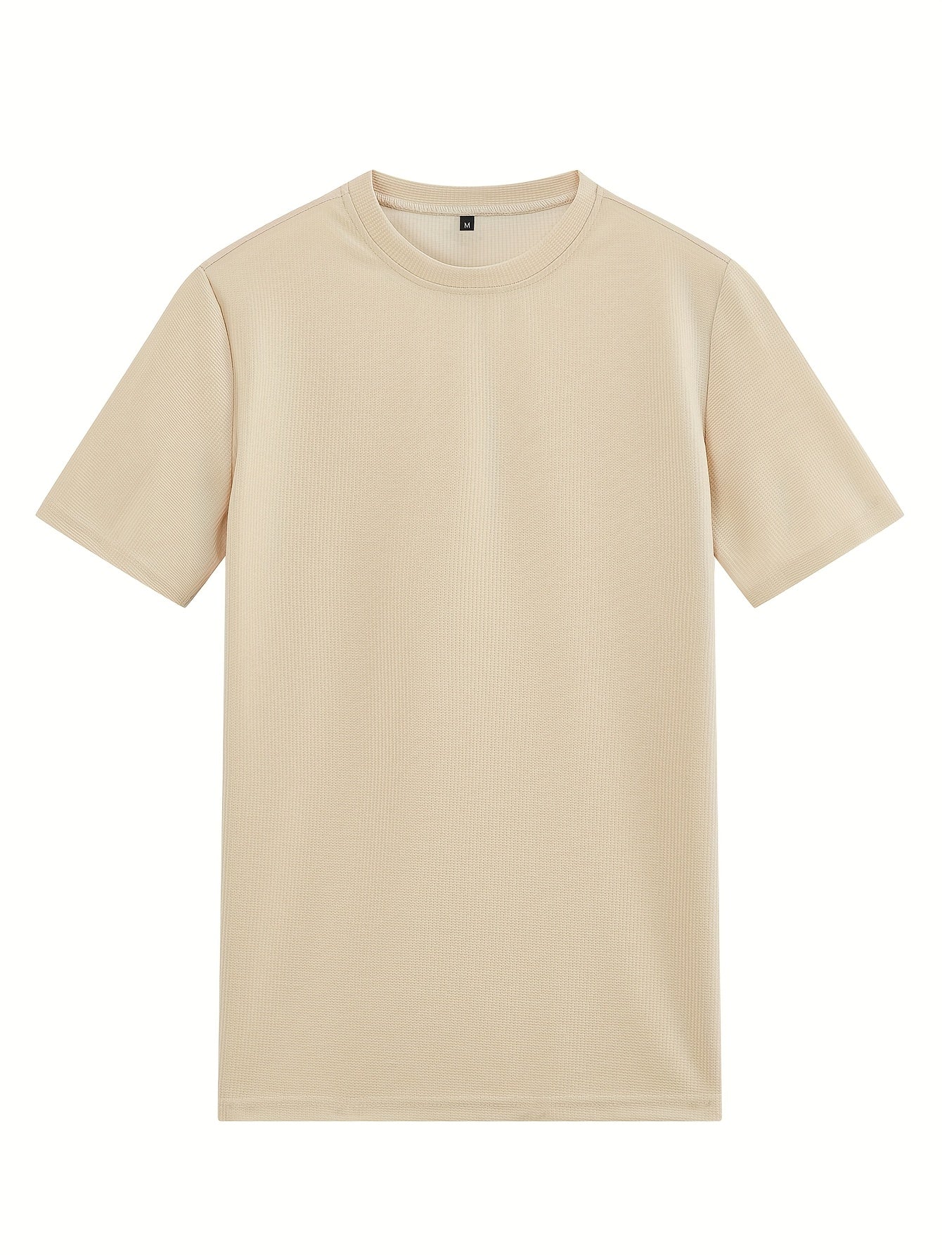 Textured Minimalist T-Shirt and Shorts Set