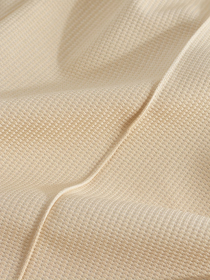 Textured Minimalist T-Shirt and Shorts Set