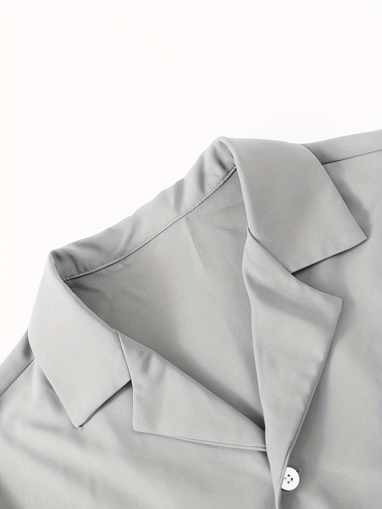 Conjunto de camisa de manga corta y pantalones de corte relajado