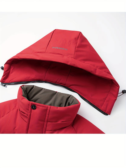 Chaqueta de invierno acolchada con capucha