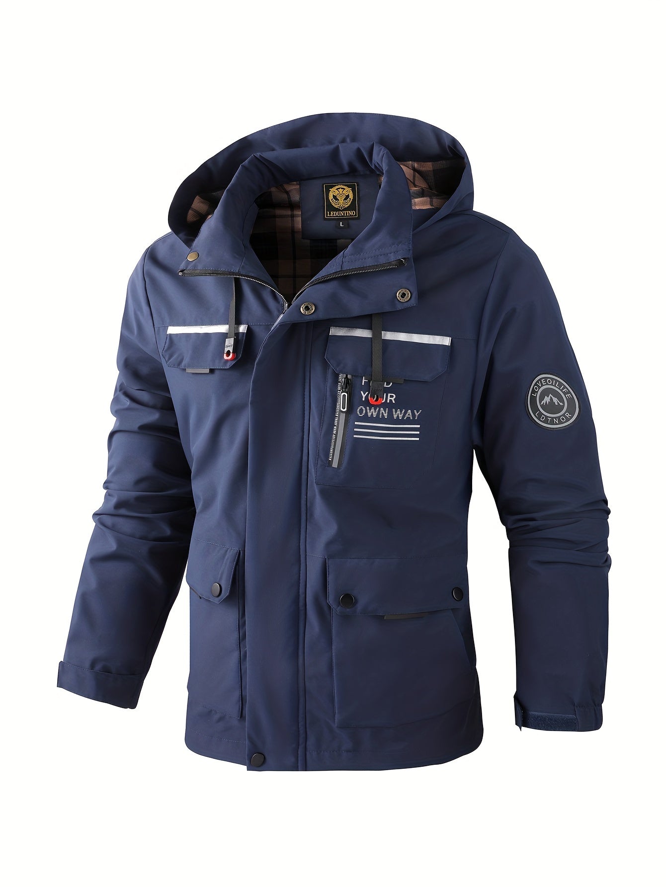 Waterproof Hooded Utility Jacket