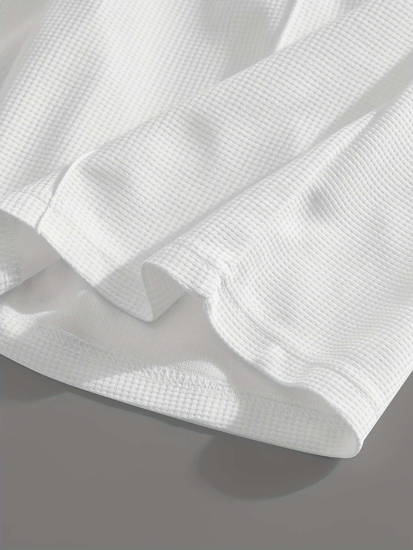 Textured Minimalist T-Shirt and Shorts Set