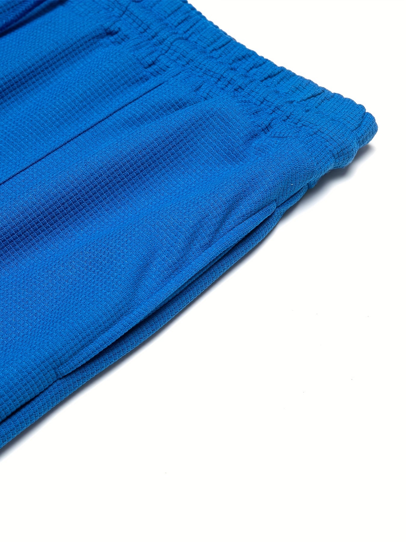 Strukturiertes Langarm-Top und Jogginghose Set