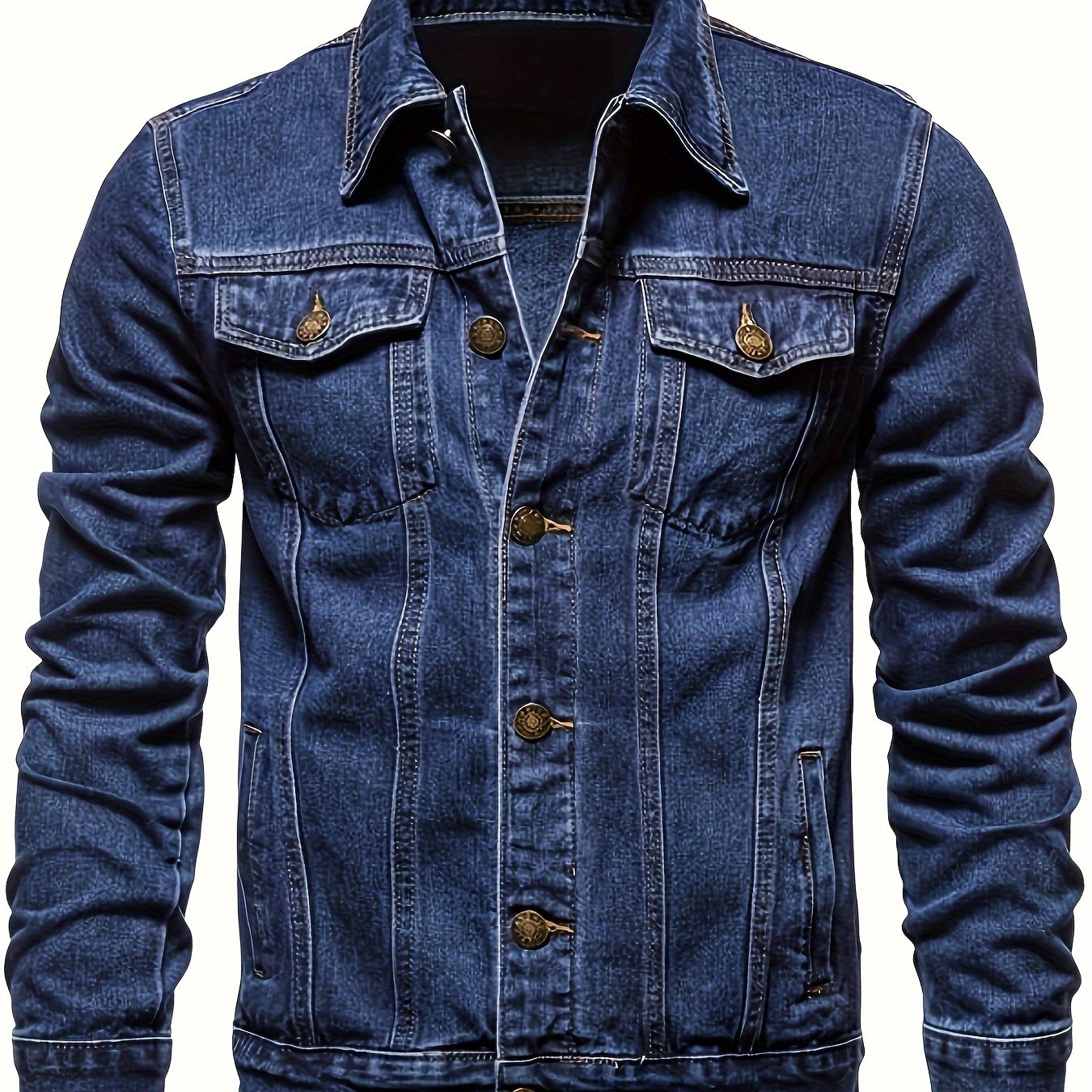 Chaqueta vaquera clásica con botones