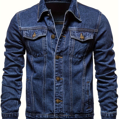 Chaqueta vaquera clásica con botones