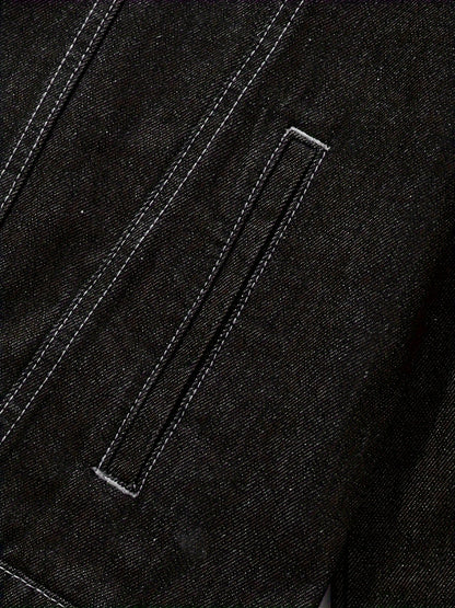 Chaqueta vaquera clásica con botones