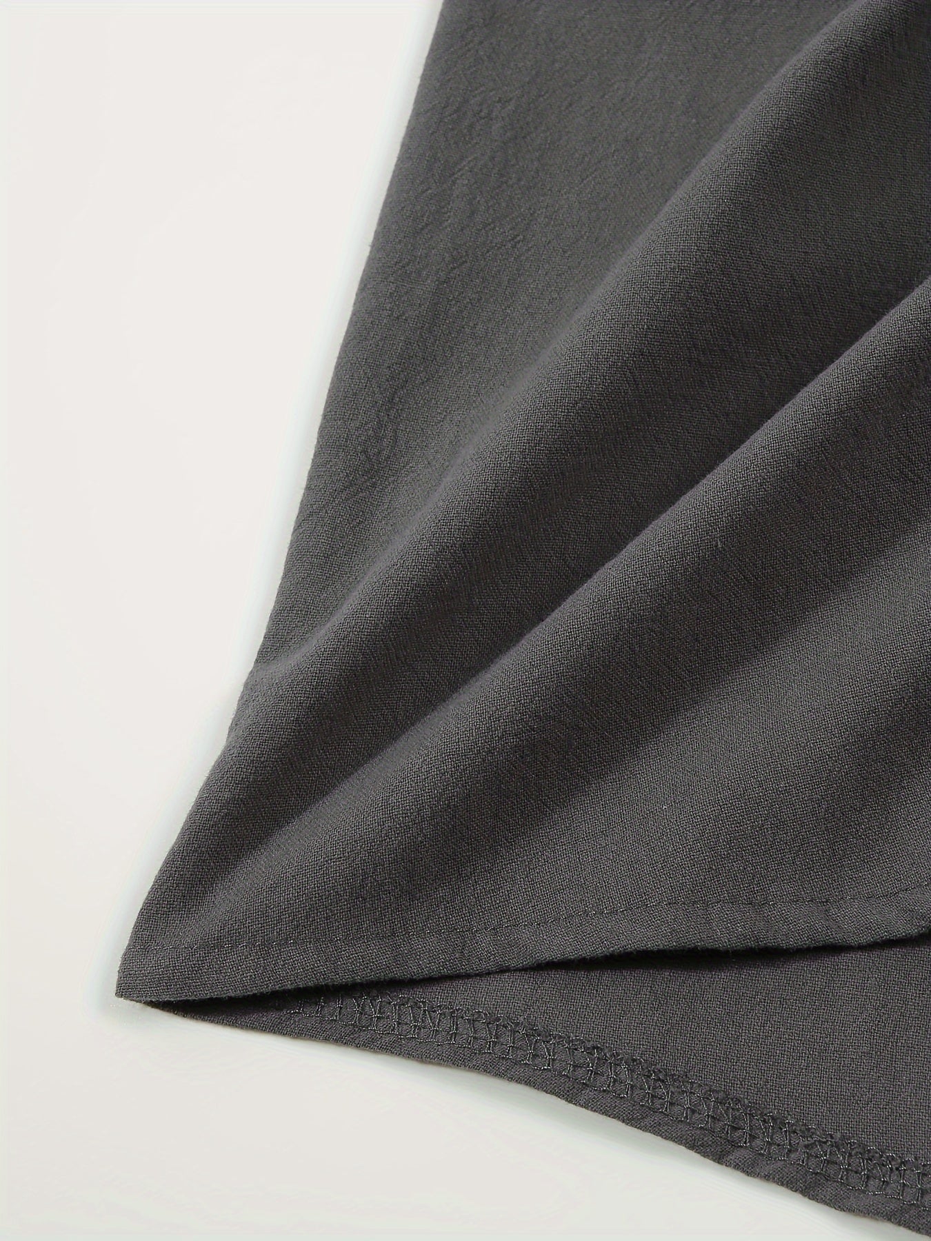 Strukturiertes Langarm-Henley-Shirt