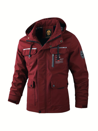 Waterproof Hooded Utility Jacket