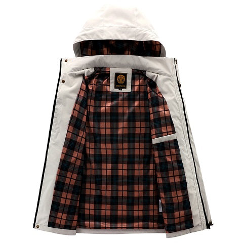Waterproof Hooded Utility Jacket