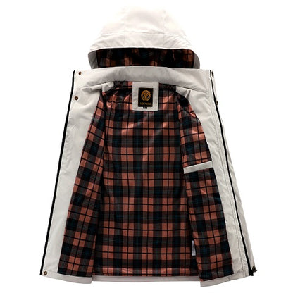 Waterproof Hooded Utility Jacket
