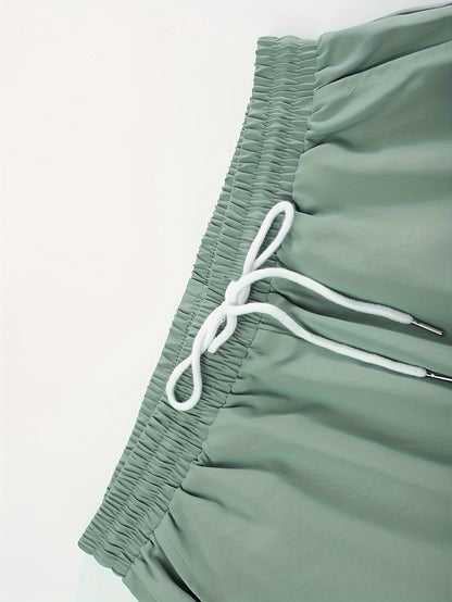 Conjunto de camisa de manga corta y pantalones de corte relajado