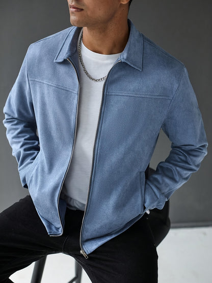 Chaqueta de ante a medida