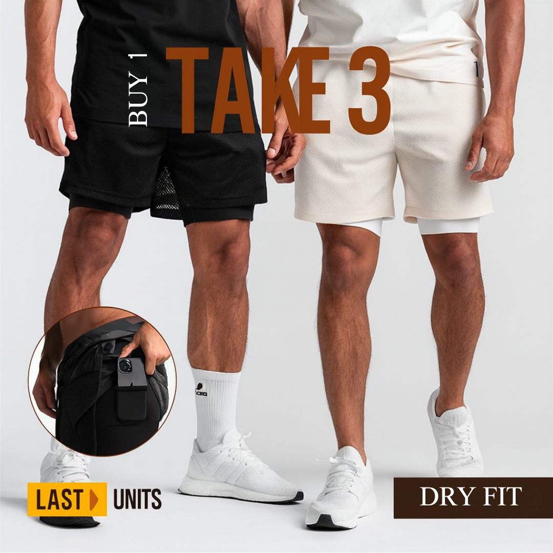 Dry-Fit™ Kompressionsshorts-Set – KAUFE 1 ERHALTE 2 GRATIS