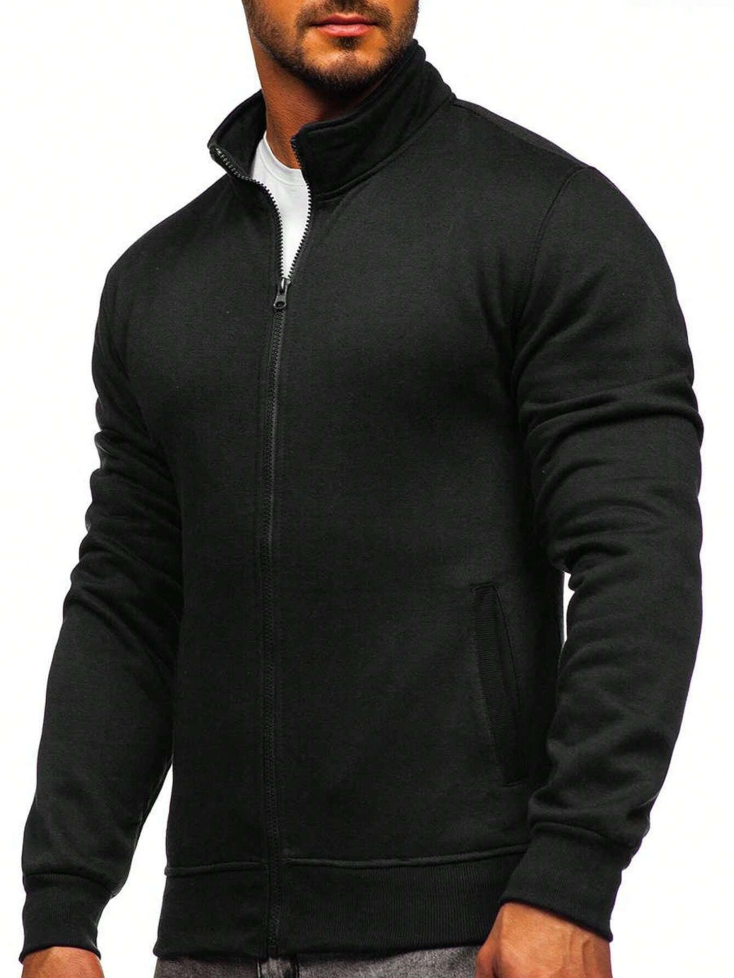 Chaqueta de chándal clásica con cremallera