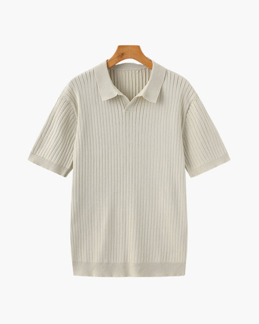 Polo acanalado premium