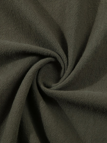 Strukturiertes Langarm-Henley-Shirt
