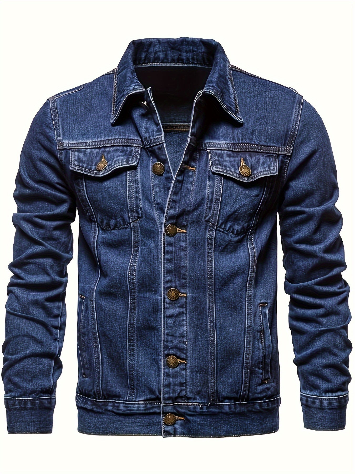 Chaqueta vaquera clásica con botones