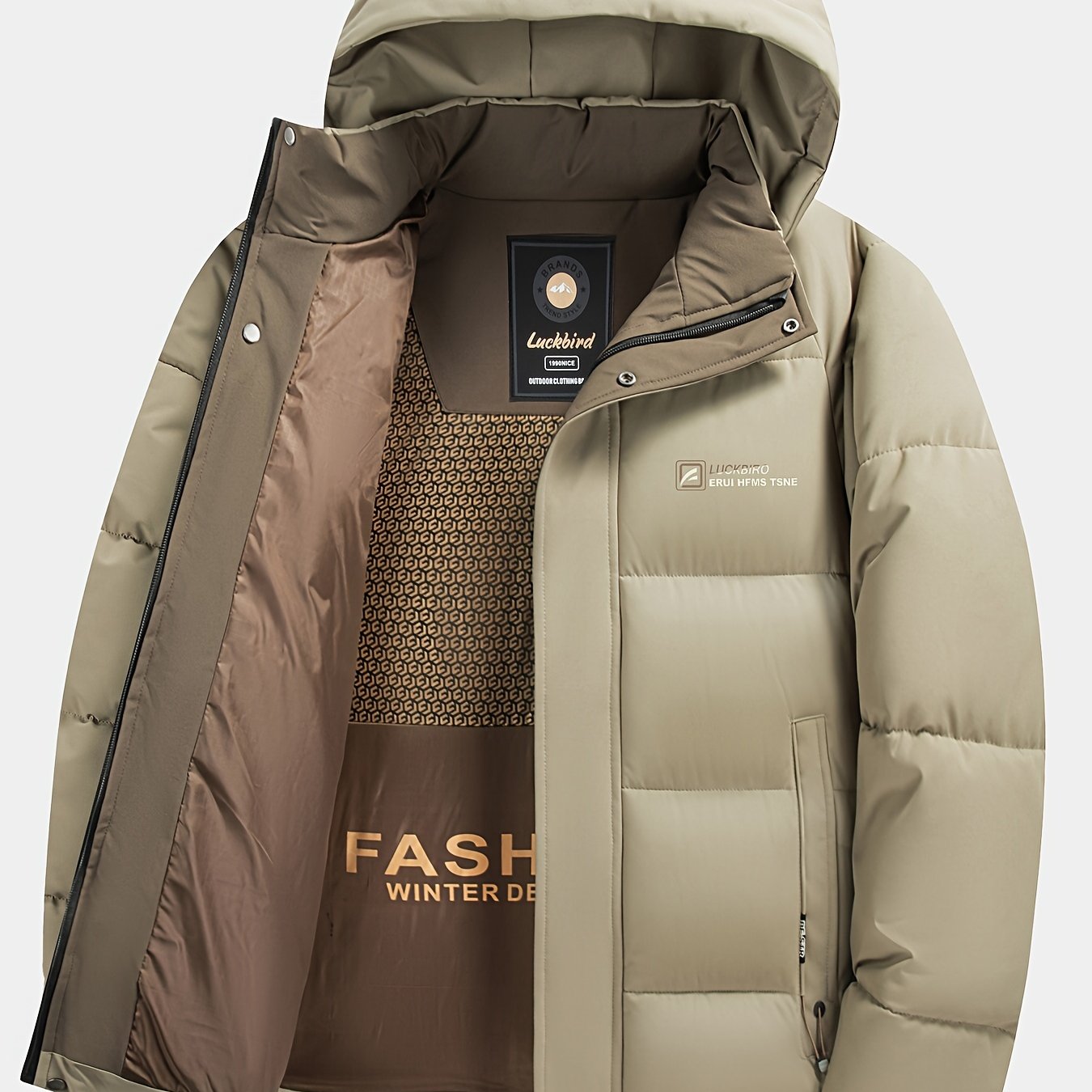 Chaqueta de invierno acolchada con capucha